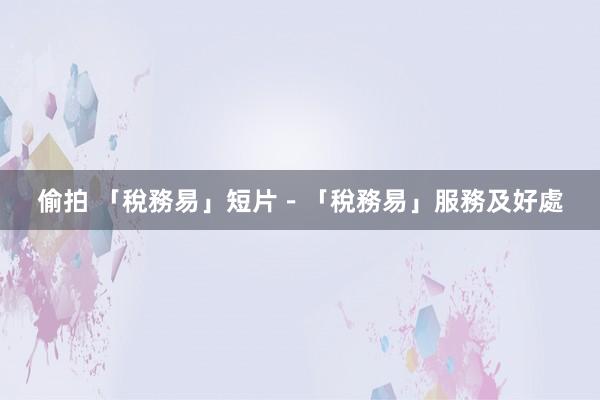 偷拍 「稅務易」短片－「稅務易」服務及好處